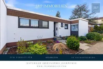 Familien-Bungalow in ruhiger Lage – Garage, Sauna & schöner Garten!, 63741 Aschaffenburg, Bungalow