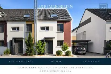 Modernes Reihenendhaus mit Terrasse, Carport & Wallbox in Nauheim, 64569 Nauheim, Reihenendhaus