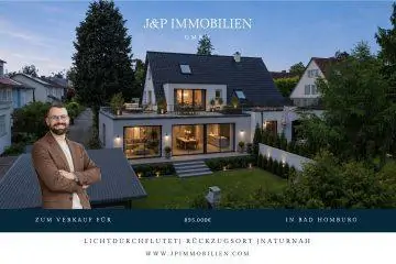Großes Grundstück in Top Feldrandlage | Doppelhaushälfte mit Ausbau- & Anbaupotenzial, 61352 Bad Homburg, Doppelhaushälfte