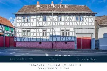 Viel Platz für Familie & Beruf: Fachwerkhaus mit Einliegerwohnung und Hof!, 63486 Bruchköbel, Einfamilienhaus