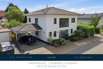 Luxuriöses EFH im Neubaugebiet von Crumstadt: Familientraum mit Weinkeller & große Empore, 64560 Riedstadt / Crumstadt, Einfamilienhaus